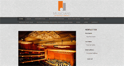 Desktop Screenshot of musiciansutahsymphony.com